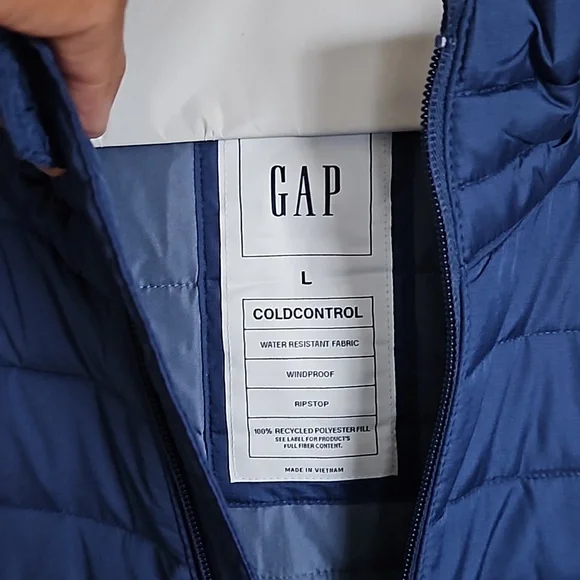 Mens GAP Vest Navy Blue (L) - Picture 5 of 6